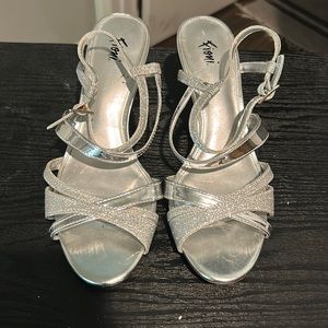 Silver heels